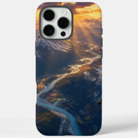Golden Light Over the Alpine River001