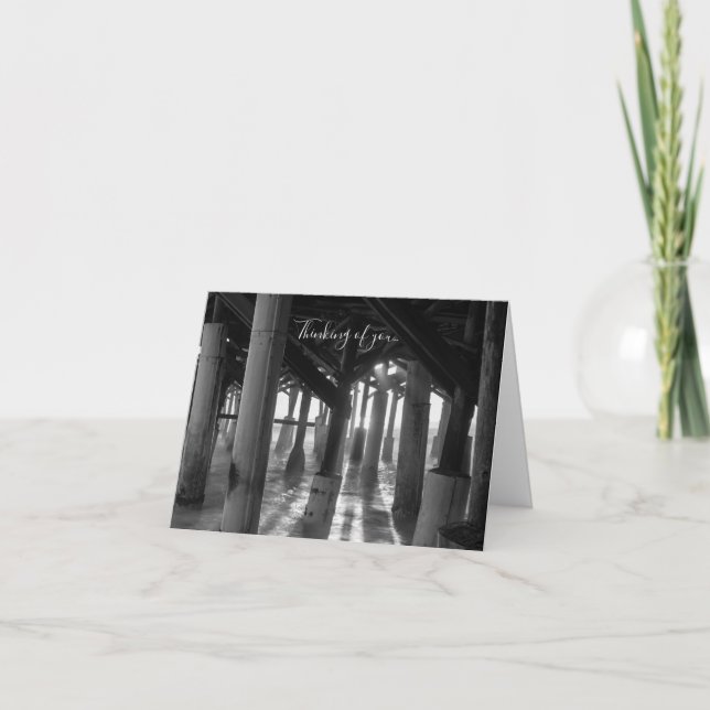 Golden Light Shines Through Grayscale TOY Card (Front)
