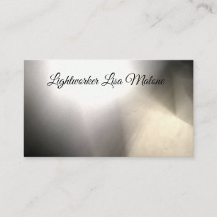 Golden light swirl mystical vision business cards