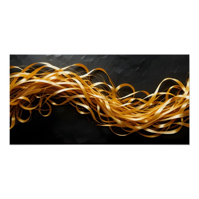 Golden Light Weave Poster (Front)