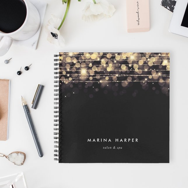 Golden Lights Personalised Notebook (Creator Uploaded)