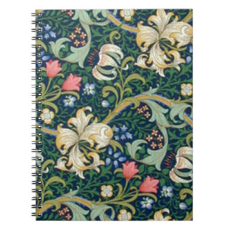 Golden Lilies Notebook