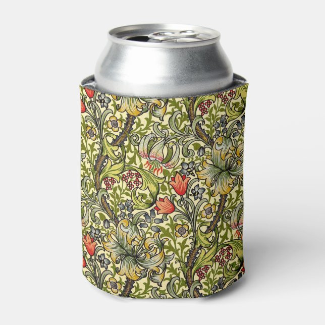 Golden Lily Coordinates Can Cooler (Can Front)