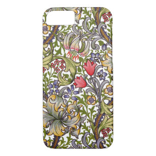 Golden Lily Vintage Floral Pattern William Morris Case-Mate iPhone Case