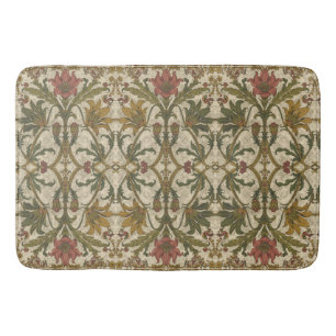 Golden Lily Wildflowers William Morris Bath Mat