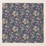 Golden Lily, William Morris Scarf<br><div class="desc">William Morris (24 March 1834 – 3 October 1896) was a British textile designer, poet, novelist, translator, and socialist activist associated with the British Arts and Crafts Movement. He was a major contributor to the revival of traditional British textile arts and methods of production. His literary contributions helped to establish...</div>
