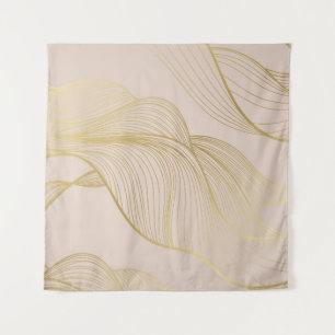Golden Lines: Luxury Vintage Pattern. Tapestry
