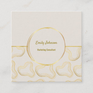 Golden Lines Style Solutions Business Card