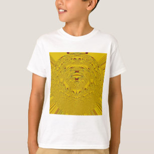 Golden Lion Head Art Print T-Shirt