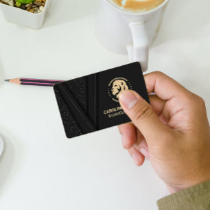Golden Lion Logo Business Card