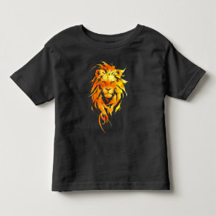 Golden Lion Majestic Portrait Toddler T-Shirt