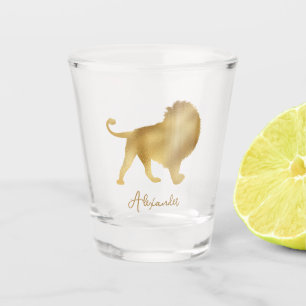 Golden Lion Shot Glass