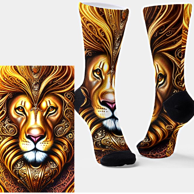 Golden Lion Socks (Creator Uploaded)