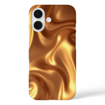 Golden liquid i phone 16 cover