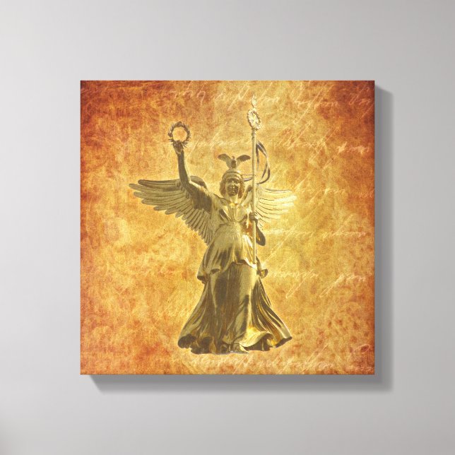 Golden Lizzy Canvas Print (Front)