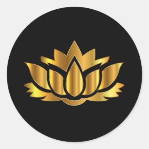 Golden Lotus Sticker