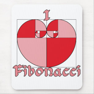 Golden Love Ratio Mouse Pad