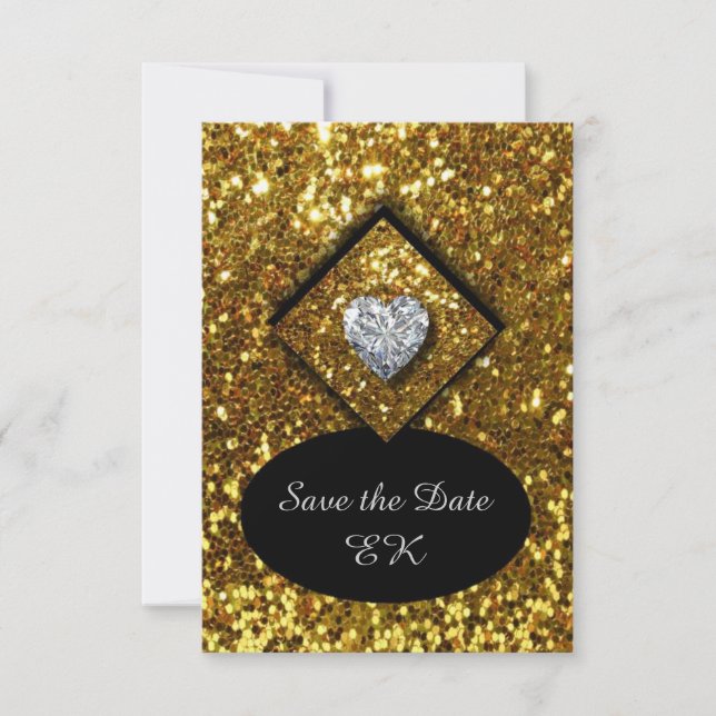 Golden Love - Save the Date (Front)