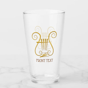 Golden Lyre Glass