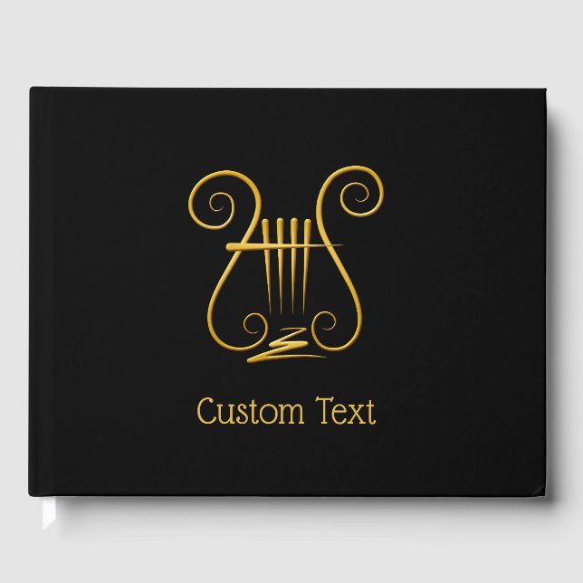 Golden Lyre Guest Book (Front)