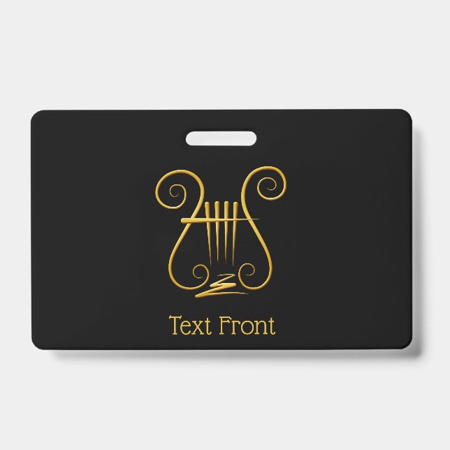 Golden Lyre ID Badge (Front)