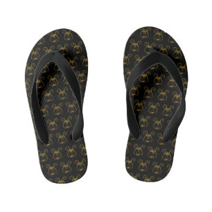 Golden Lyre Kid's Jandals