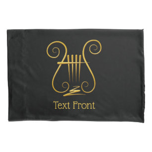 Golden Lyre Pillowcase