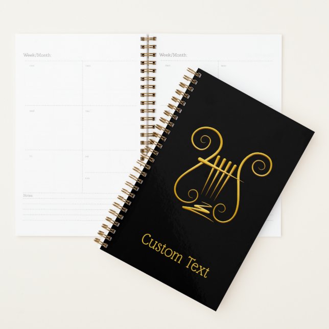 Golden Lyre Planner (Display)