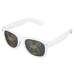 Golden Lyre Retro Sunglasses
