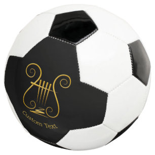 Golden Lyre Soccer Ball