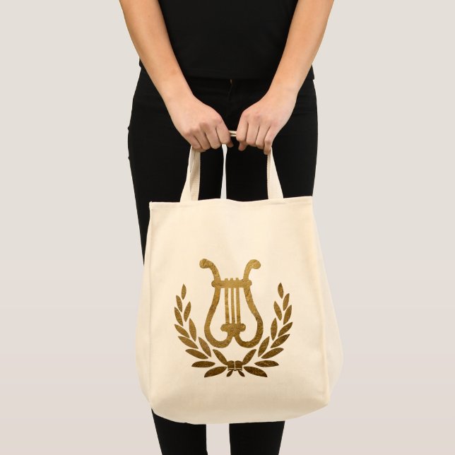 Golden Lyre tote (Front (Product))