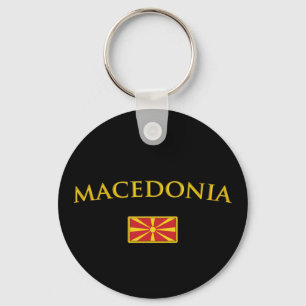 Golden Macedonia Key Ring