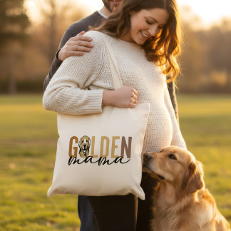Golden Mama | Golden Retriever Mum to be Tote Bag