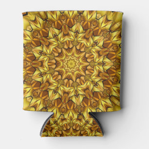 Golden Mandala Antique Abstract Design-63495 Can Cooler