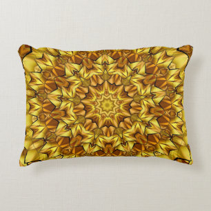 Golden Mandala Antique Abstract Design-63495 Decorative Cushion