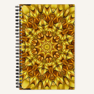 Golden Mandala Antique Abstract Design-63495 Notebook