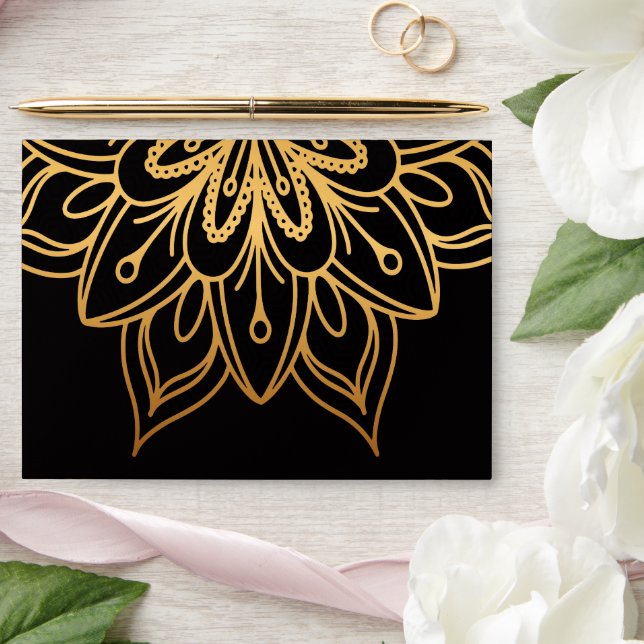 Golden Mandala Envelope (Wedding)