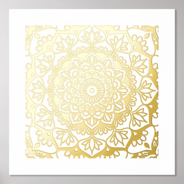 Golden Mandala Foil Prints (Front)