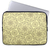 Golden Mandala Mosaic Pattern