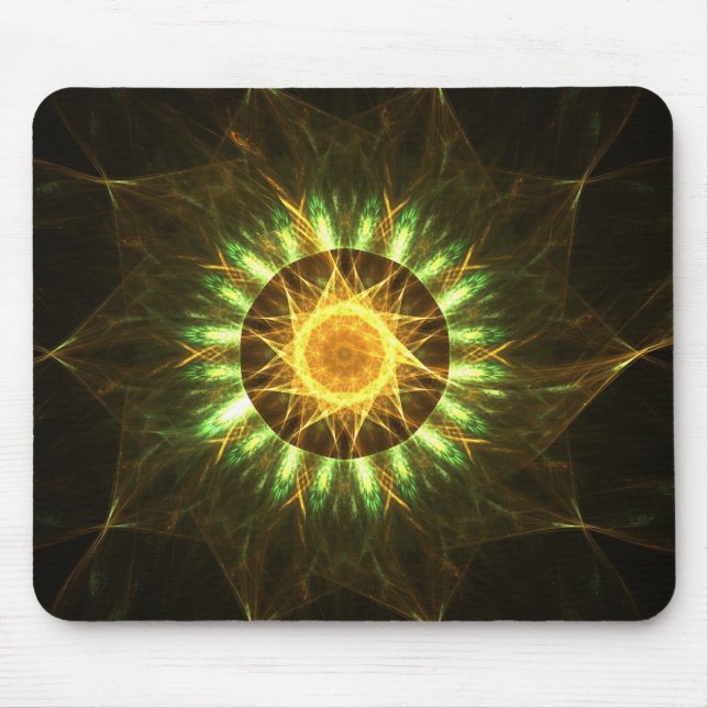 Golden mandala mouse pad (Front)
