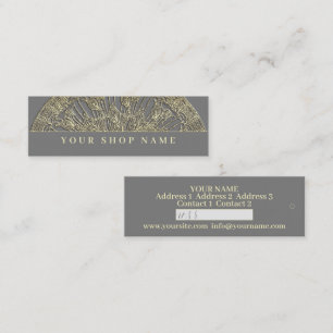 Golden Mandala - Price Tag - Business Card