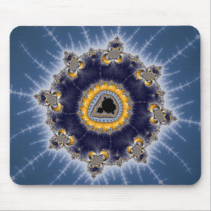 Golden Mandelbrot - Fractal Mousepad