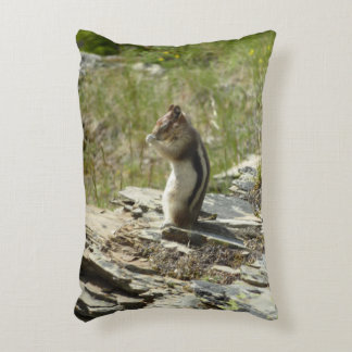Golden-Mantled Ground Squirrel at Glacier I Decorative Cushion
