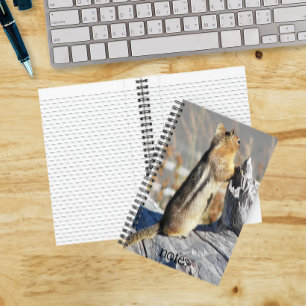 Golden Mantled Ground Squirrel Photo Notebook