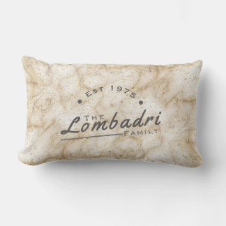 Golden Marble Lumbar Cushion