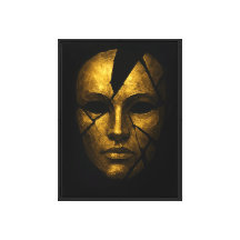 Golden Mask Abstract