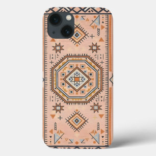 Golden Maze – Modern Moroccan Geometry iPhone 13 Case