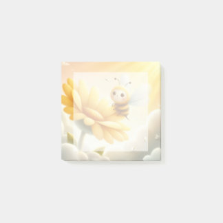 Golden Meadow Bee Desk Notes - Post-It Notes