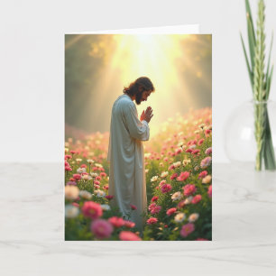 Golden Meadow Contemplation Card