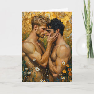 Golden Meadow Embrace Card